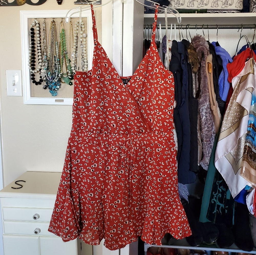 Leopard Print Romper - image 2